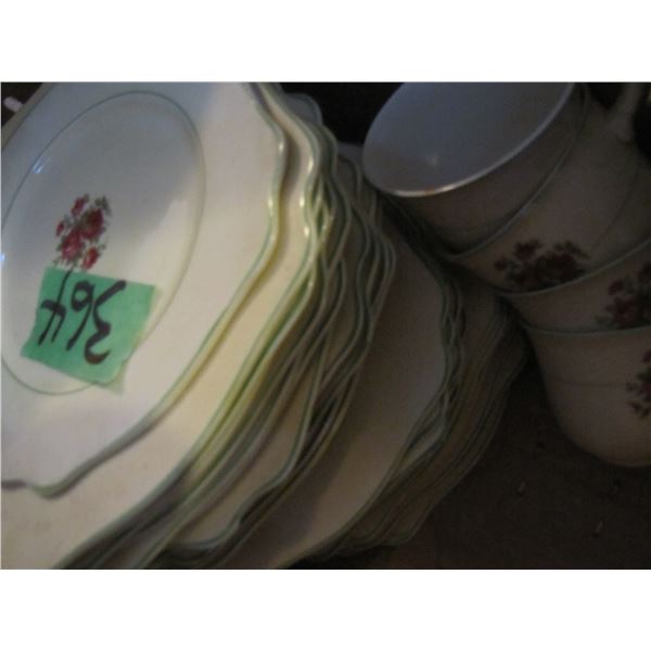 Cups and plates tableware