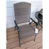 Image 2 : Folding Wicker deck chairs and round table