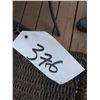 Image 8 : Folding Wicker deck chairs and round table