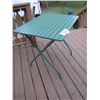 Image 2 : Green folding deck table