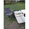 Image 2 : Lawn Lounger , Chair, and table