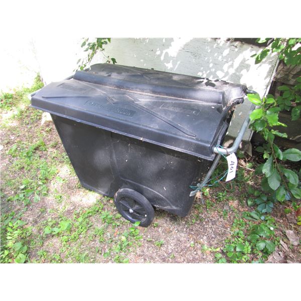 wheeled garbage storage cart