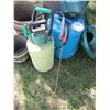 Image 3 : Watering cans, garden sprayer, garbage can, planters