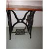 Image 2 : Decorative table made from treadle sewing machine frames