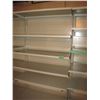 Image 3 : Three sections of metal shelving for storage