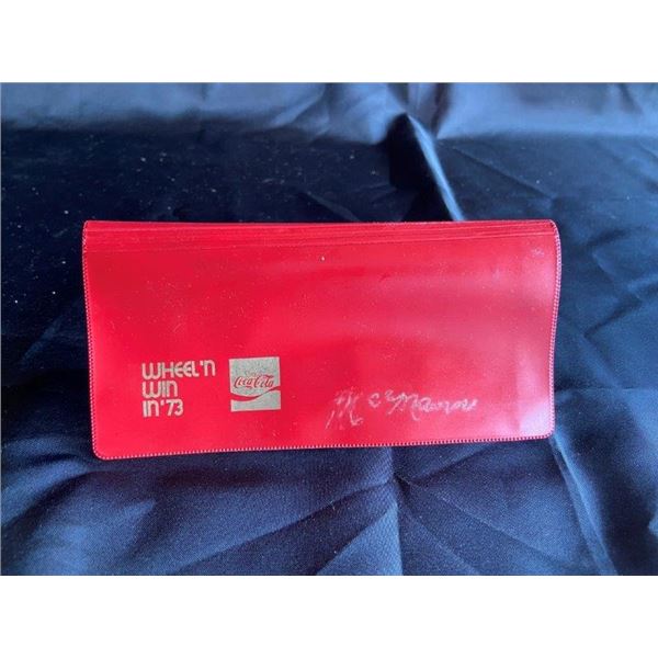 Vintage Coca Cola Cheque Book Cover