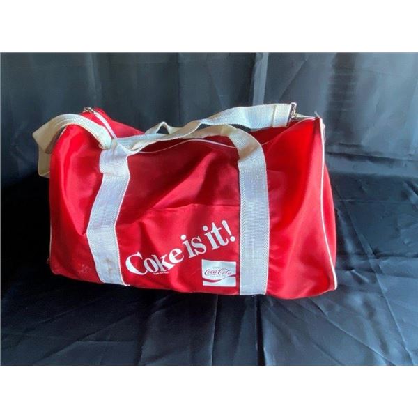 Lot Of 8 Vintage Coca Cola Duffel Bags