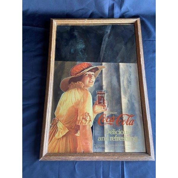 Vintage Coca Cola (1979) Framed Mirror