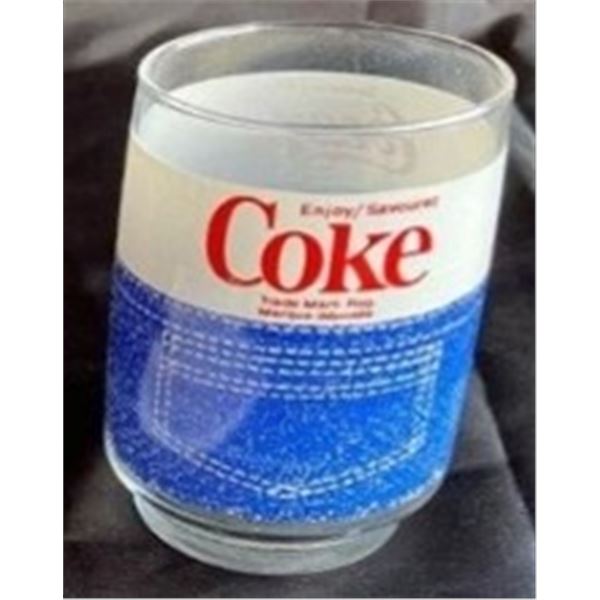 Lot Of 8 Vintage Coca Cola Glasses