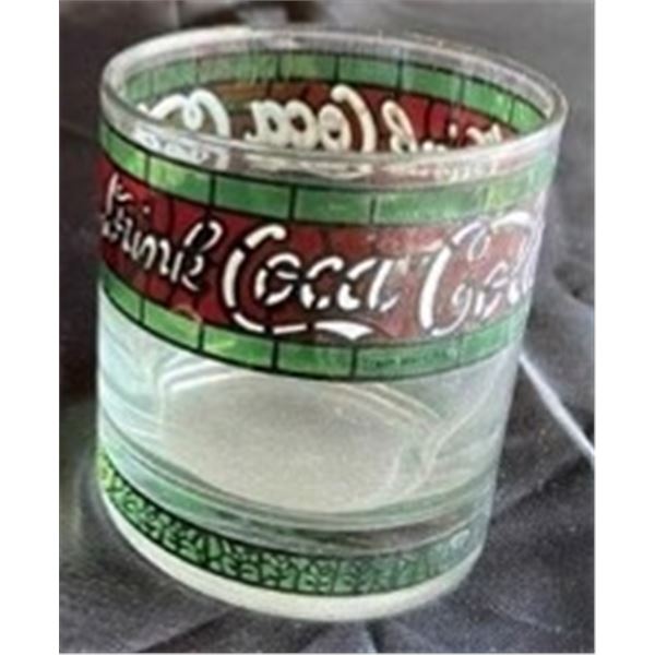 Lot Of 4 Vintage Coca Cola Cocktail Glasses