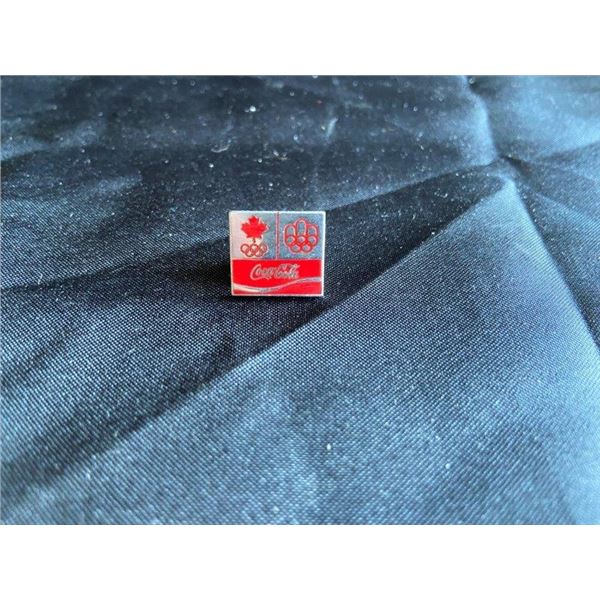 Lot Of 2 Vintage Coca Cola And 1976 Montreal Olympics Lapal Pins