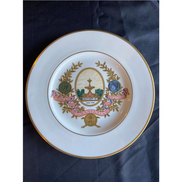 Vintage Schweppes Bicentenary Decorative Plate 1983