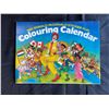 Image 1 : Vintage 1982 Ronald Mcdonald Sticker Fun Colouring Calendar