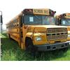Image 1 : 1983 FORD SCHOOL BUS/71 PASSENGER/THOMAS/AUTOMATIC/GAS ENGINE-370-2V/AIR BRAKES (CAGED)/INSPECTION: 