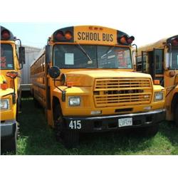 1983 FORD SCHOOL BUS/71 PASSENGER/THOMAS/AUTOMATIC/GAS ENGINE-370-2V/AIR BRAKES/INSPECTION: 07/06/MI