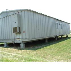 (1) PORTABLE CLASSROOM, APROX. SIZE: 56' X 24', WOOD SKID, METAL SIDING, METAL ROOF, (2) BARD A/C HE