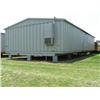 Image 1 : (1) PORTABLE CLASSROOM, APROX. SIZE: 56' X 24', WOOD SKID, METAL SIDING, METAL ROOF, (2) BARD A/C HE