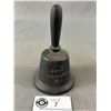 Image 2 : 3 Vintage Brass Bells & 1 Canada Forge Forge Bell Marked Fort Langley B.C.