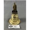 Image 2 : 4 Vintage Collectible Brass Bells. 2" -4" H