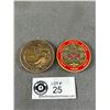 Image 2 : Lot Of 2 Canadian Army Tokens