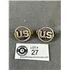 Image 1 : U.S. Military Lapel Pins (2) M-22