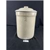 Image 2 : Vintage #2 Stone Ware Crock Pot w/Lid (Chip on Lid) Approx. 12" H