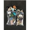 Image 2 : 2 Mixed Bags Of Stones - Tumbled. Retails $280.00 & Bead Crystals. Retails $180.00