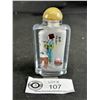 Image 2 : Vintage Reverse Painted Asian Snuff Bottle. Approx. 3.5" H