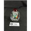 Image 2 : Vintage Reverse Painted Asian Snuff Bottle. Approx. 3.5" H