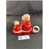 Image 2 : Rare Red Cardinal/Monk Goebel Cruet Set