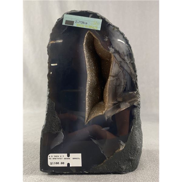 6.5" 2.7Kg Amethyst Geode Brazil. Retails $1100.00