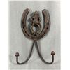 Image 2 : 3 - 8" "Big Cat's Of The World" Collector Plates & 12" H Heavy Metal Western Themed Coat Hanger
