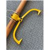 Image 2 : 60" H Wood Handle, Timber Carrier w/ Heavy Metal Hooks. NO SHIPPING