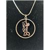 Image 2 : 925 Sterling Silver Chain with Mickey Mouse Pendant