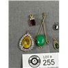 Image 2 : Collection of Pendants Including BC Jade, Black Alaska Diamond etc