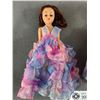 Image 2 : 2 Vintage Dolls Dressed In Ruffled Costumes
