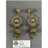 Image 2 : Large Rhinestone Earrings