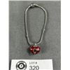 Image 2 : Opening Up Enamel Heart & Chain Bracelet