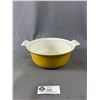 Image 2 : MCM Enamelware Casserole Pots Signed “Belgium” - 8" Oval & 9" Diam
