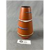 Image 2 : West German Pottery MCM Vase. Scheurich Model #549-27 Red /Brown Fat Lava 81/4” Tall 1970s