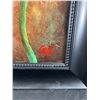 Image 2 : Beautiful Large Framed Poppy Picture by Artist Patricia Chute