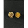 Image 2 : Fabulous Pair of Vintage Clip on Earrings Plus an Interesting Ring