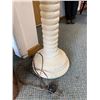 Image 8 : Home Décor Lot - Glass Vase Approx. 36" H, 63" H Stone Floor Lamp w/ 9" H x 21" D Light Shade & 50" 