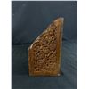Image 4 : 2 Vintage Nicely Detailed Wood Carved Desk Organizers. Approx. 12" x 7" x 4"