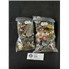 Image 2 : 2 Bags of Costume Jewelry Parts Etc