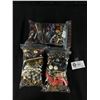 Image 2 : 4 Bags of Costume Jewelry Parts Etc