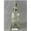 Image 2 : Vintage Country Club Beverage Co. Vancouver BC Glass Seltzer Bottle. Approx. 12" H
