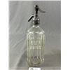 Image 2 : Vintage Cross & Co. Ltd Vancouver BC Glass Seltzer Bottle. Approx. 12" H