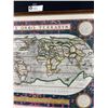 Image 2 : Vintage Wood Framed Typvs Orbis Terrarvm World Map. Approx. 25" x 19" NO SHIPPING