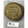 Image 1 : Pat'd Mar.11'84 (1884) Crosby S.G & V. Co. Boston U.S.A. 4.5" Diam. Brass Weight